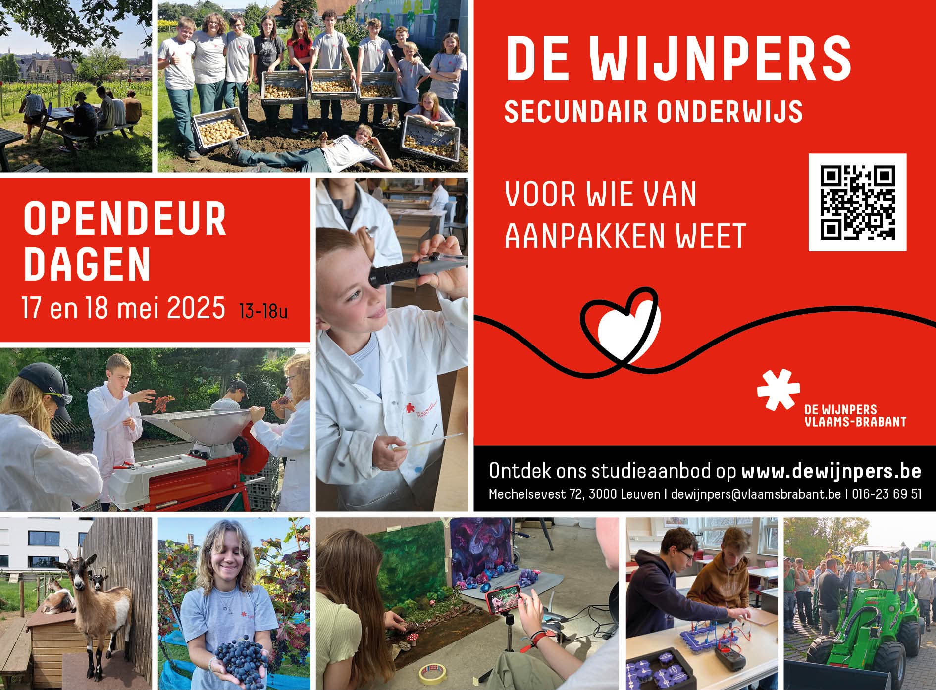 Advertentie opendeurweekend 17 en 18 mei